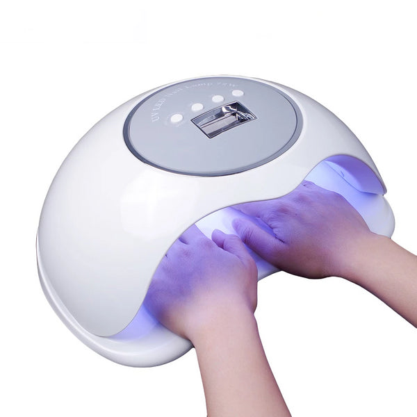2 Hand Big Space Nail Dryer for All Gels Highest Power Fast Drying UV LED Nail Lamp for Curing Gel Polish Ice Lamp For Nail